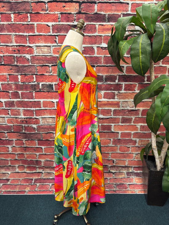 Amelia Pleated Midi Dress