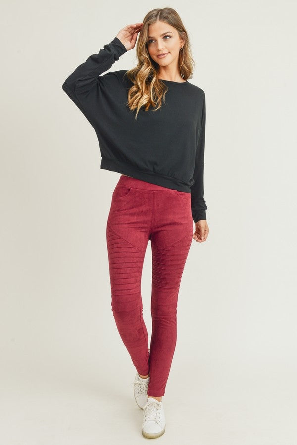 Going For A Ride Suede Leggings *FINAL SALE*