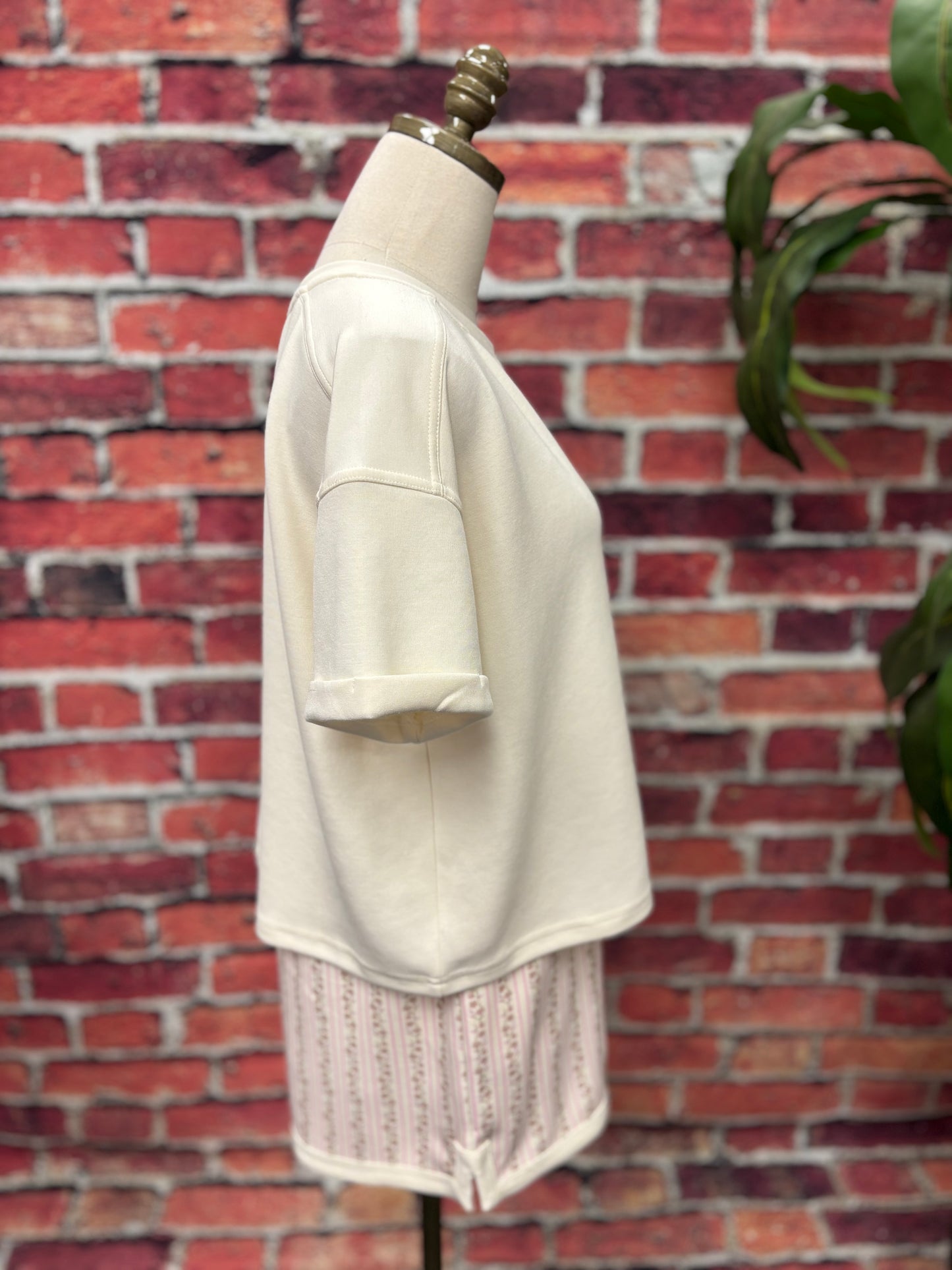 Soft Knit Bow Tee