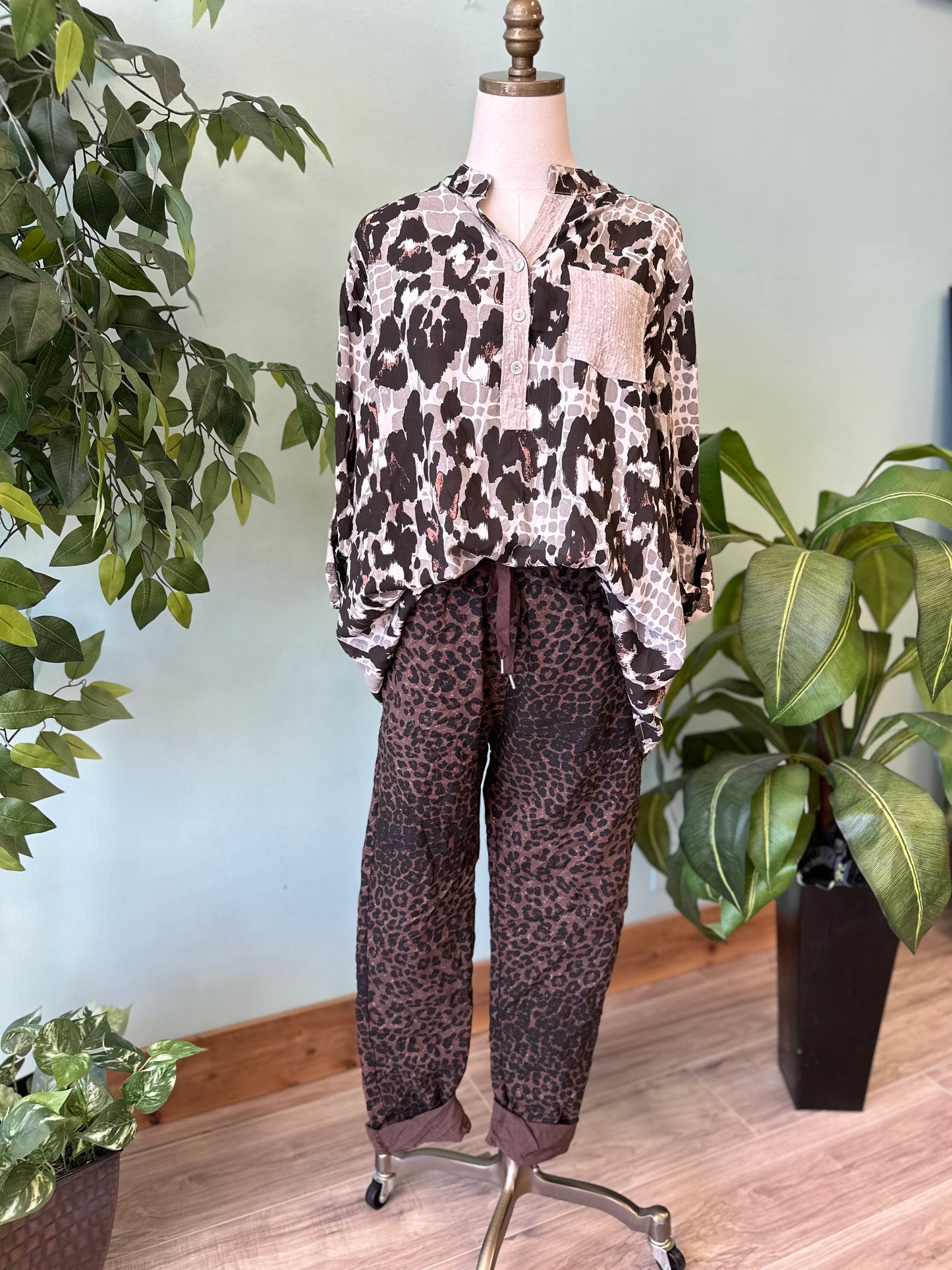 Sequin Pocket Top