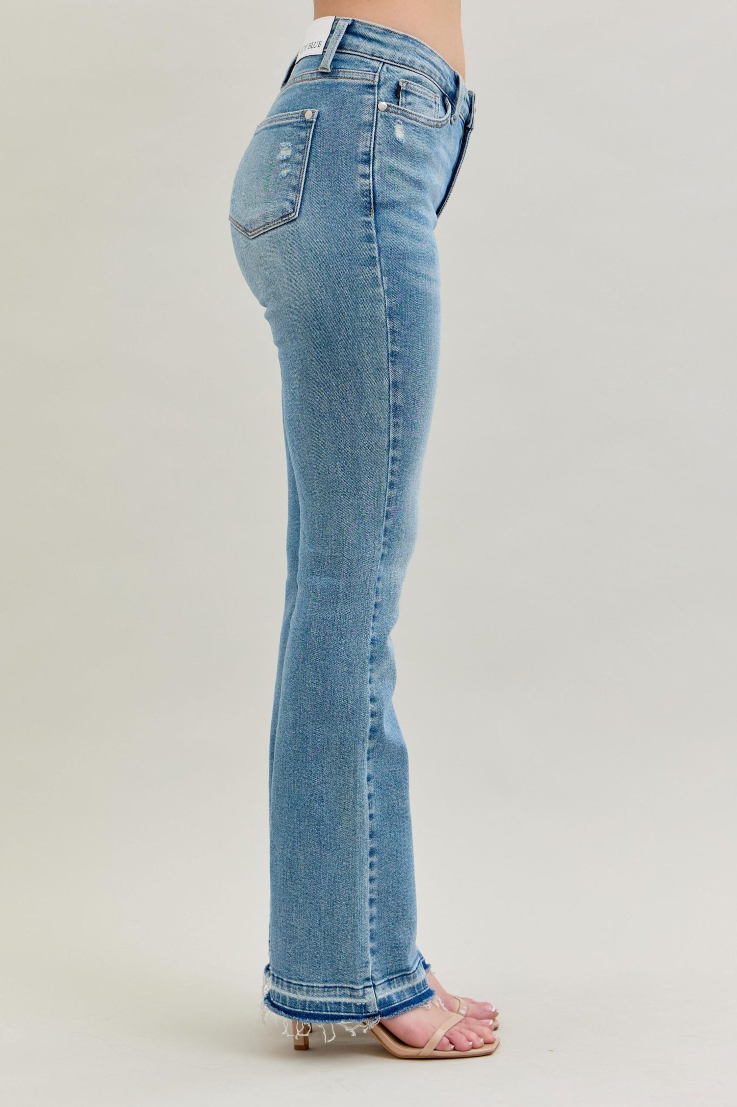 Judy Blue MR Destroy & Released Hem Bootcut