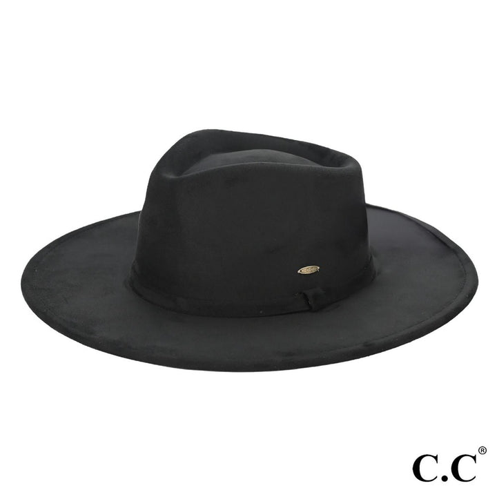 Faux Suede Rancher Hat