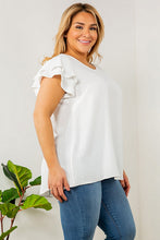 Load image into Gallery viewer, Pop Ruffle Sleeve Top
