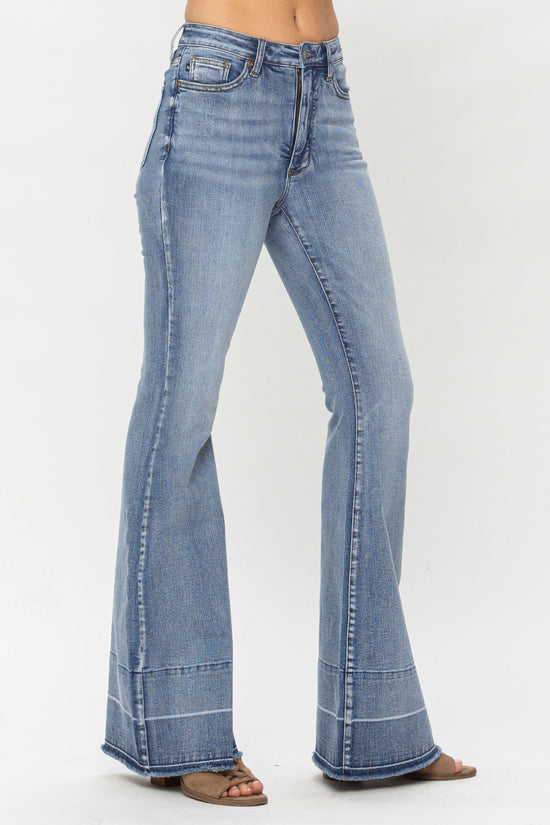 Judy Blue High Waist Tummy Control Release Hem Flare