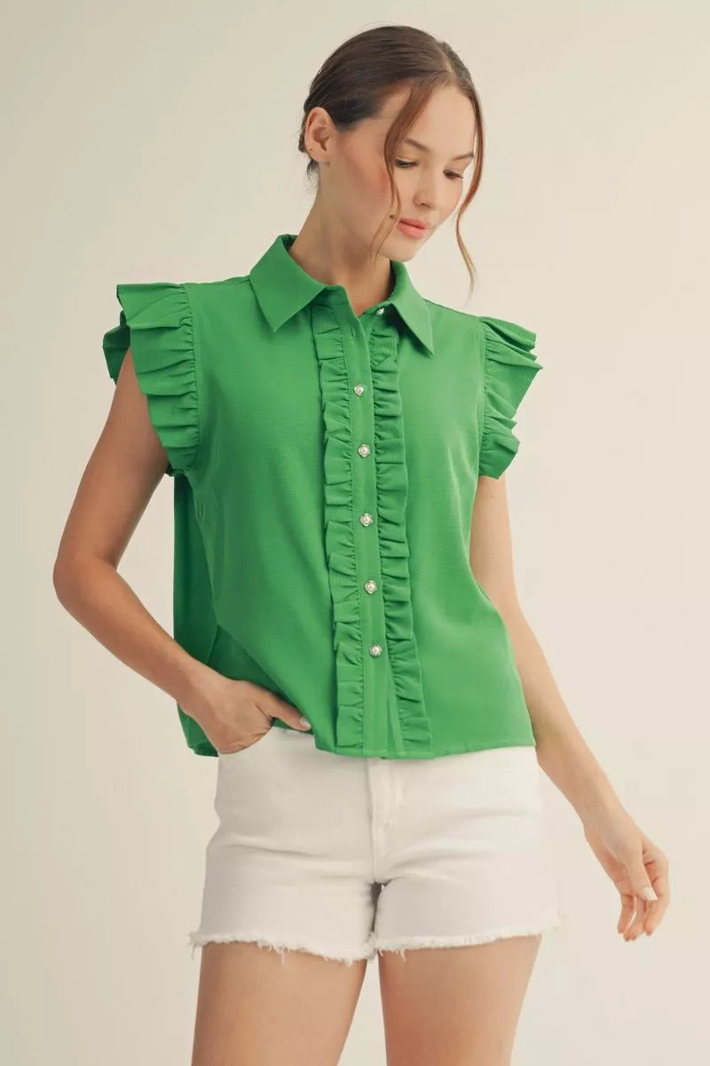 Roosevelt Ruffle Top