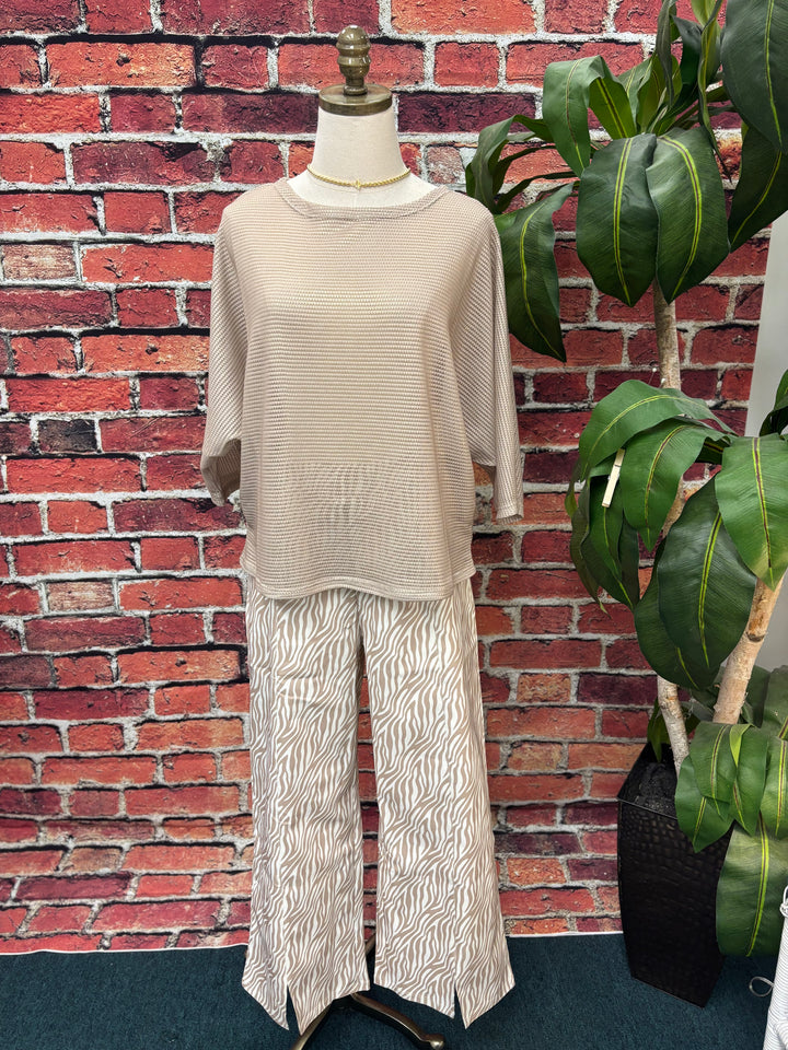 Desert Dune Sheer Knit Sweater