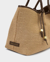 Load image into Gallery viewer, Nova Raffia Small Shoulder Tote

