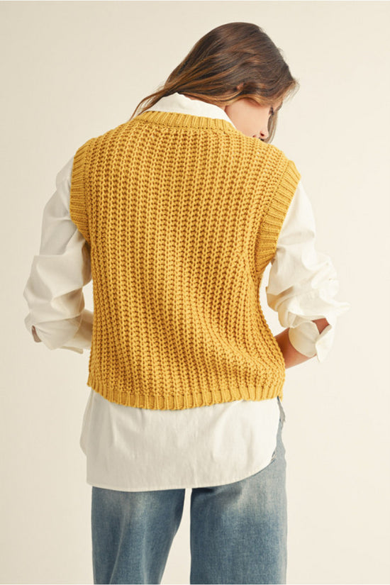 Stepping Into Fall Sweater Vest *FINAL SALE*