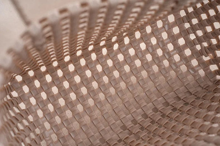 Elysa See Through Hand Woven Eco Plastic Tote Bag