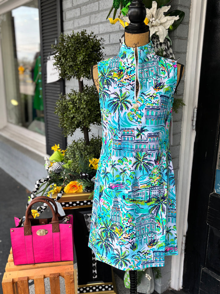 Carla Mock Neck Dress