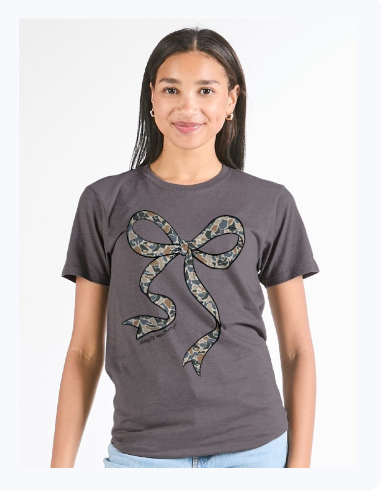 Camo Bow Tee Shirt