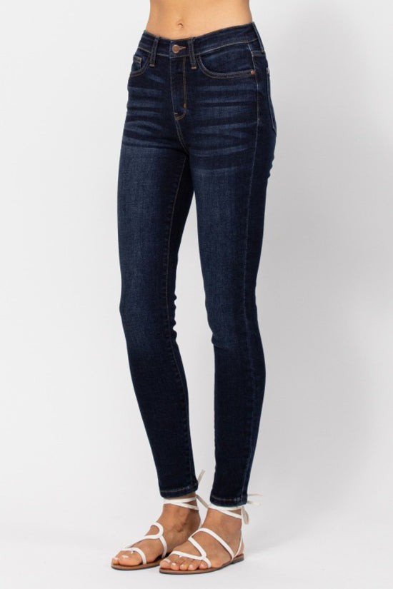 Judy Blue HIGH-WAIST SKINNY WITH HANDSANDING *FINAL SALE*