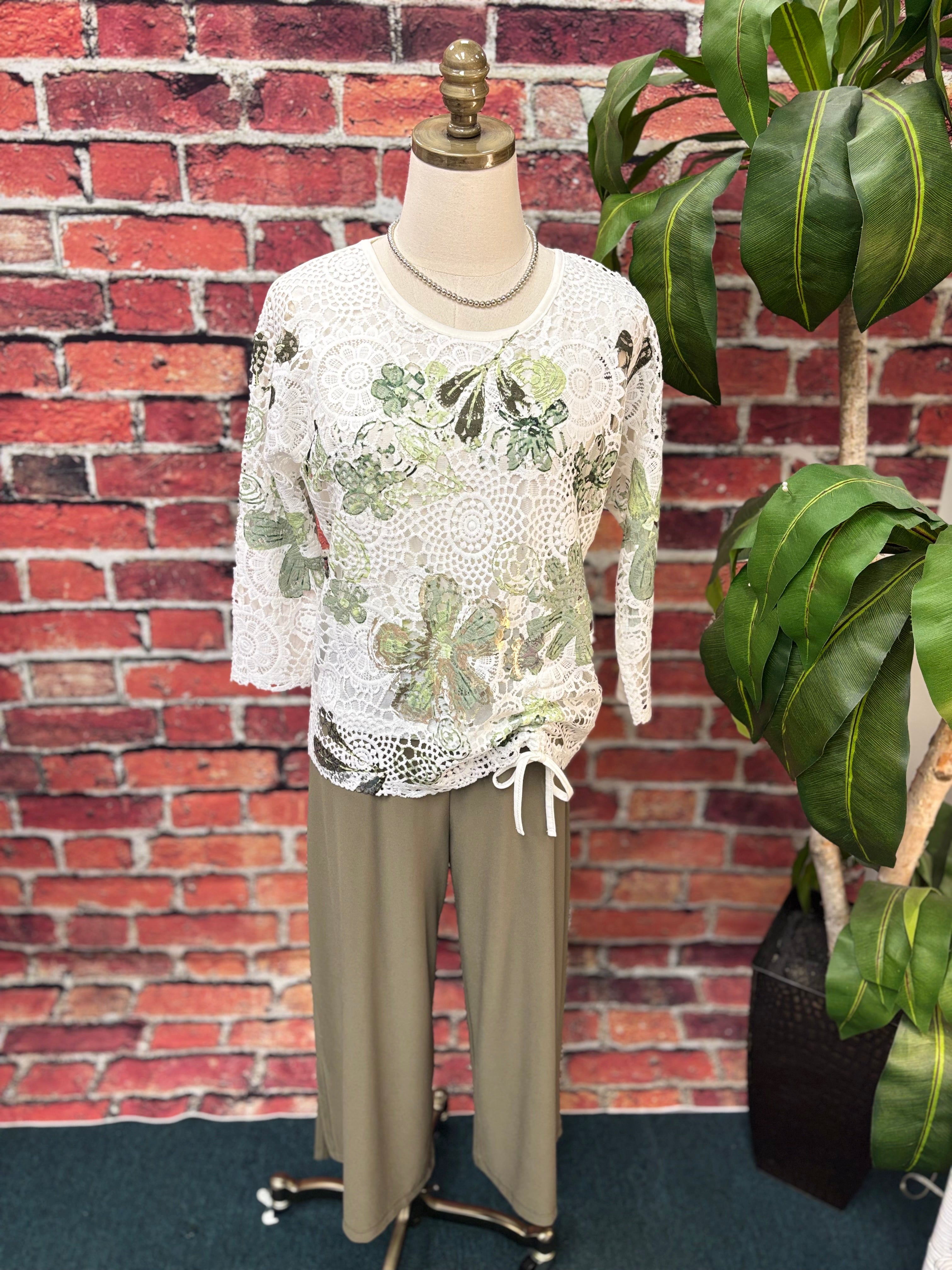 Drawstring Ruched Top