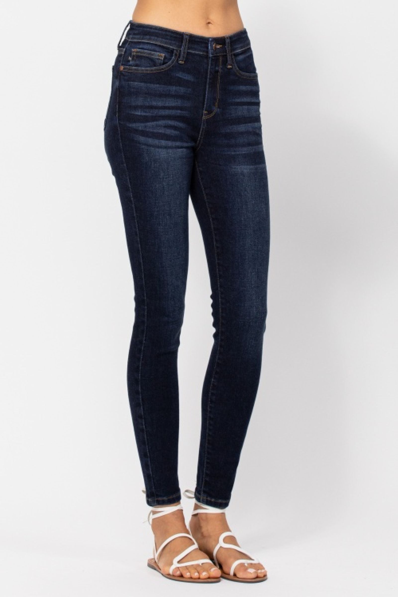 Judy Blue HIGH-WAIST SKINNY WITH HANDSANDING *FINAL SALE*