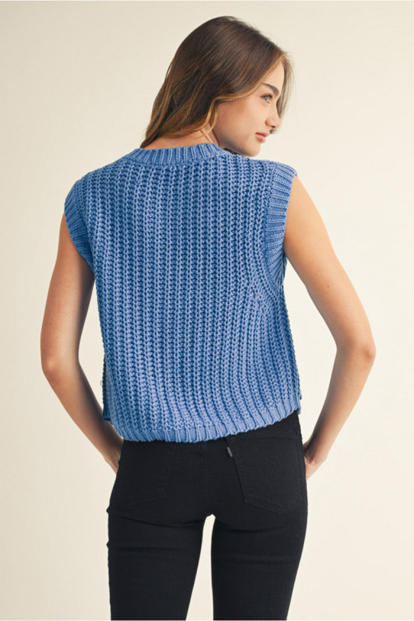 Stepping Into Fall Sweater Vest *FINAL SALE*