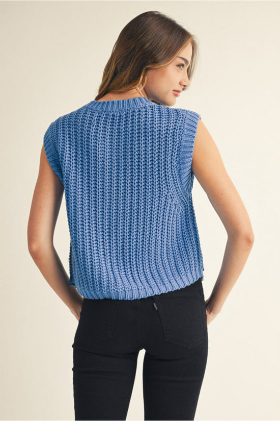 Stepping Into Fall Sweater Vest *FINAL SALE*
