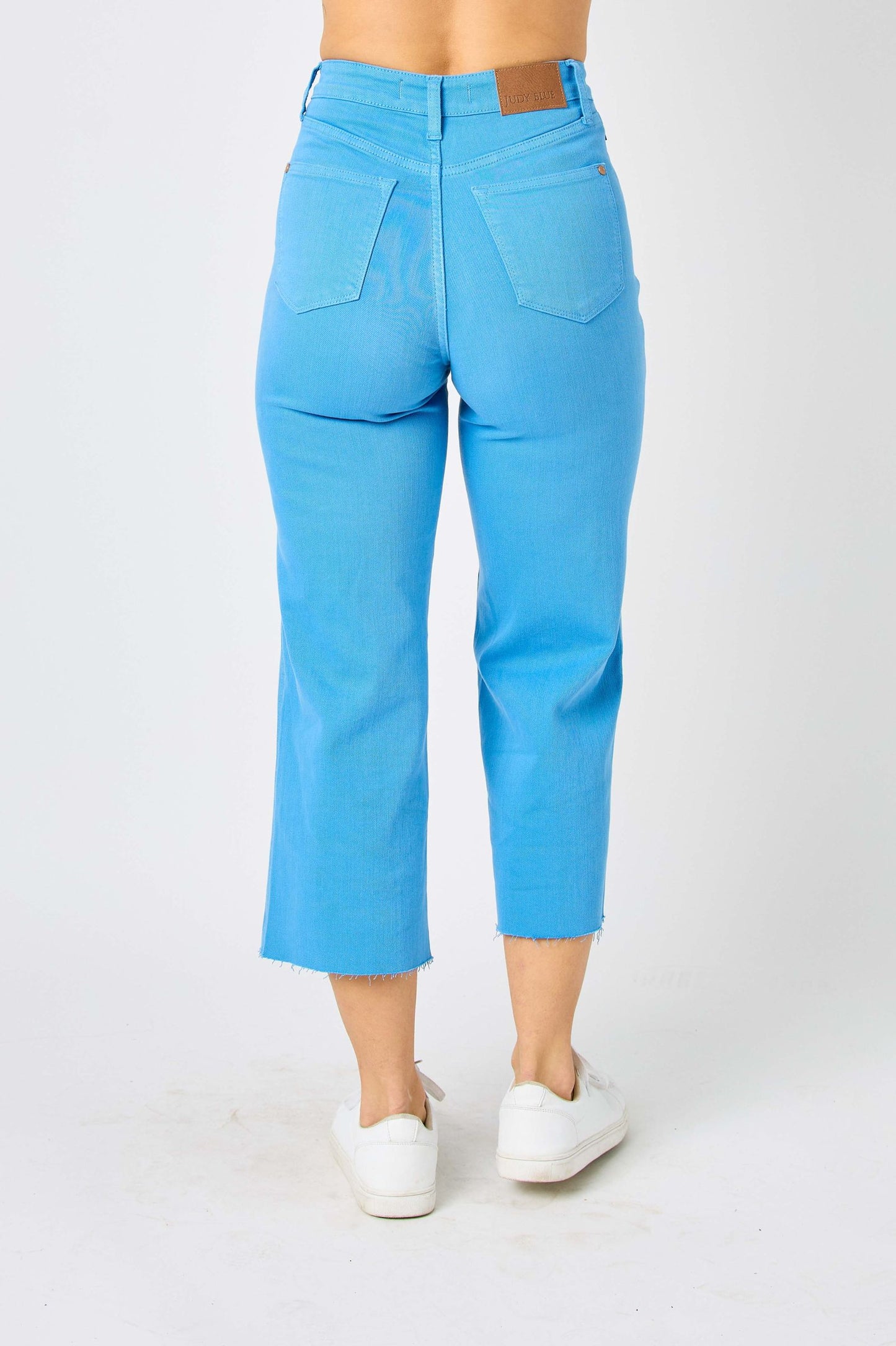 Judy Blue High Waist Garment Dyed Wide Leg Crop * FINAL SALE*