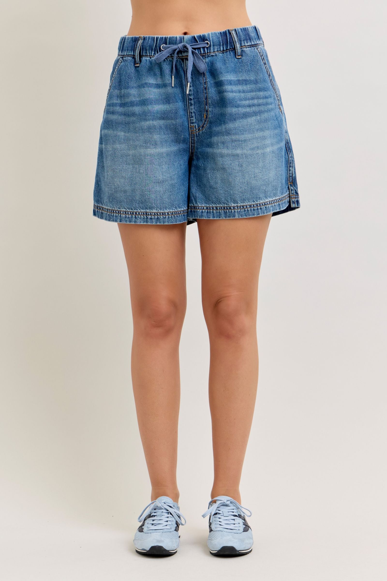 Judy Blue HW Baggy Shorts