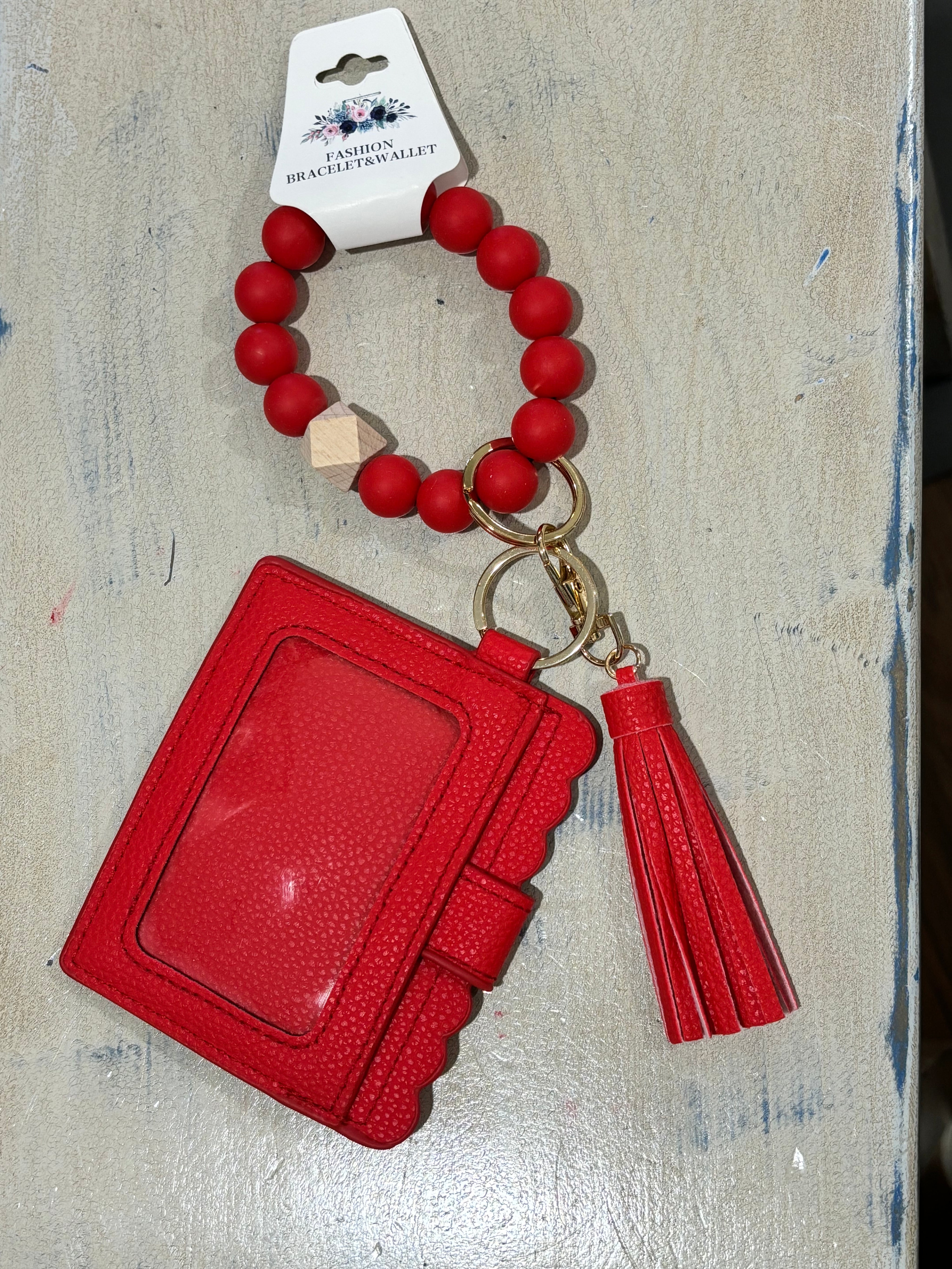 Silicone Keychain & Card Holder