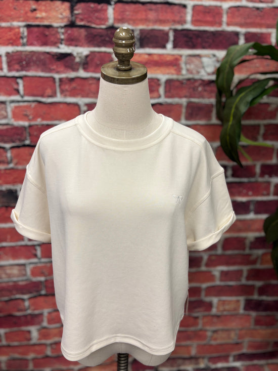 Soft Knit Bow Tee