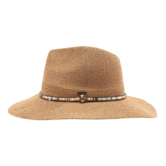 Panama Rhinestone Thread Detail Hat *FINAL SALE*