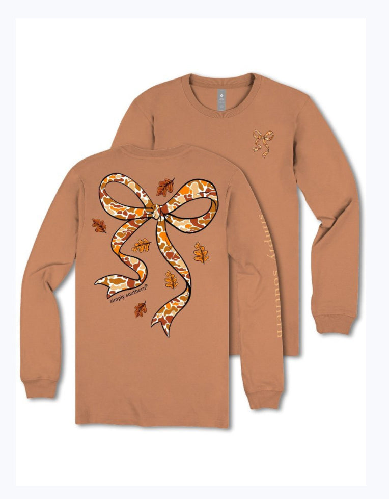 Chestnut Camo Bow Tee