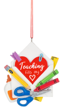 Load image into Gallery viewer, Teaching Fill My Heart Ornament
