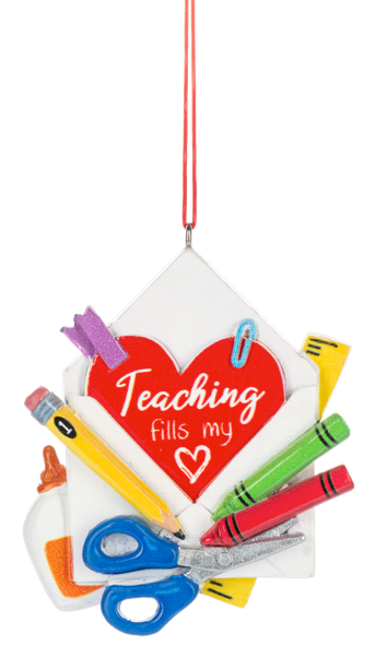 Teaching Fill My Heart Ornament
