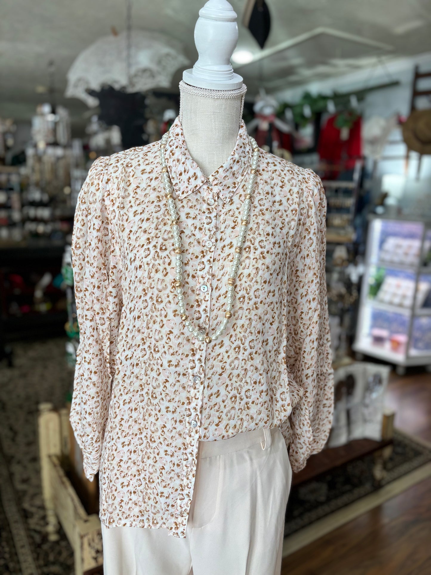 Walk On Safari Top  *FINAL SALE*