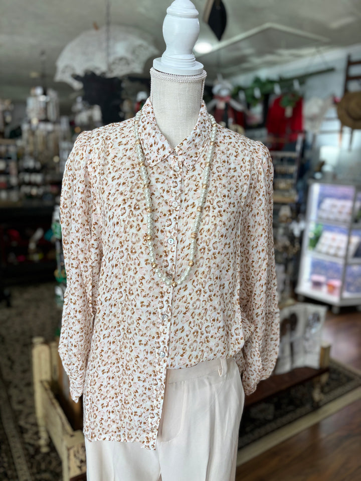 Walk On Safari Top  *FINAL SALE*