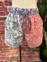 Load image into Gallery viewer, 🌸 Stars &amp; Petals Patchwork Shorts
