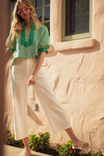 Load image into Gallery viewer, Scalloped Pocket Wide-Leg Crop Pants 🤍
