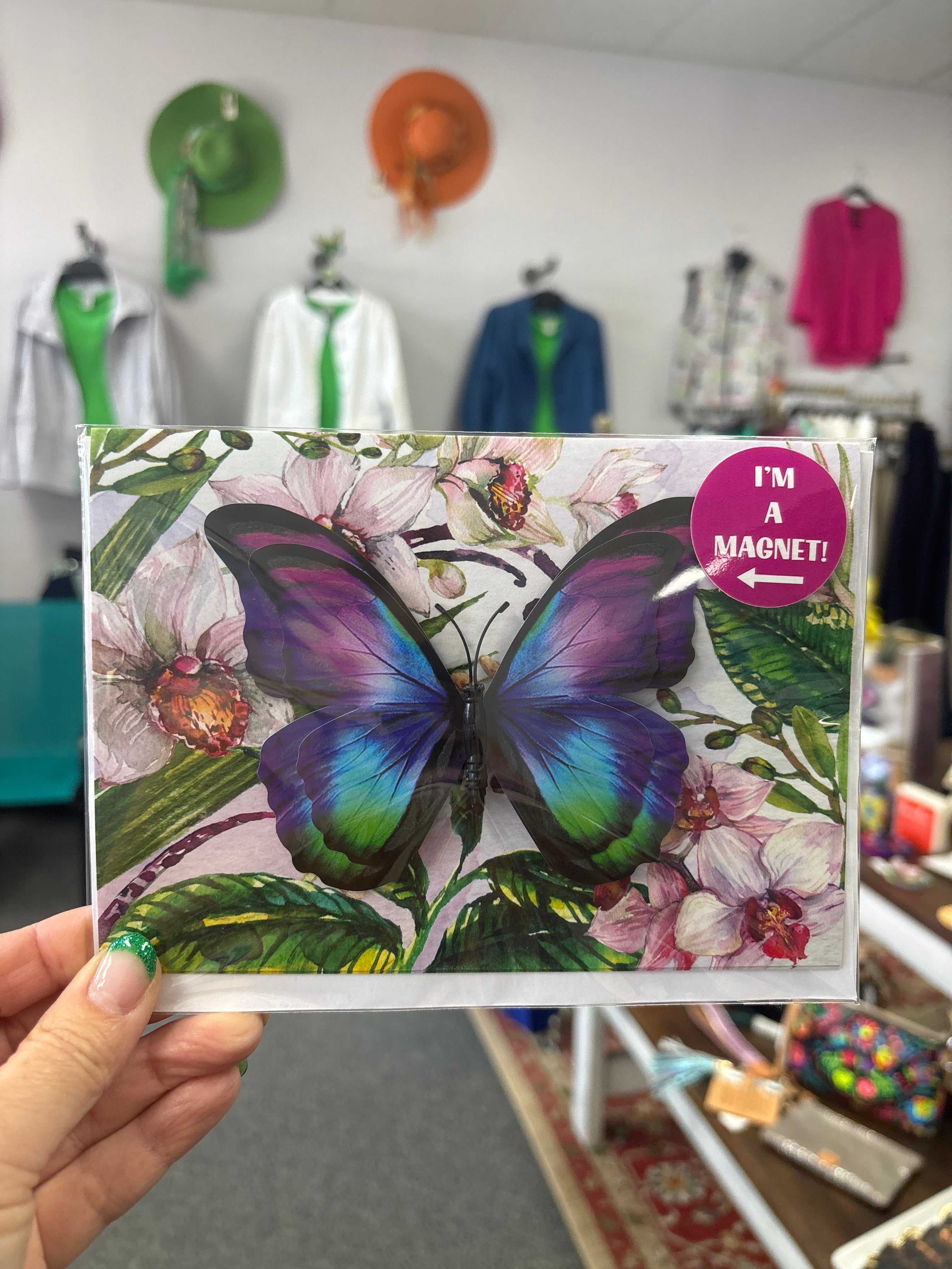 Magnet Butterfly Gift Card