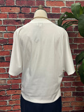Load image into Gallery viewer, Glazed Cotton Batwing Waist Tie T-Shirt
