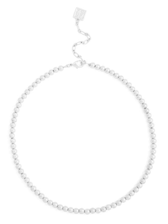 Small Beaded Metal Collar Necklace