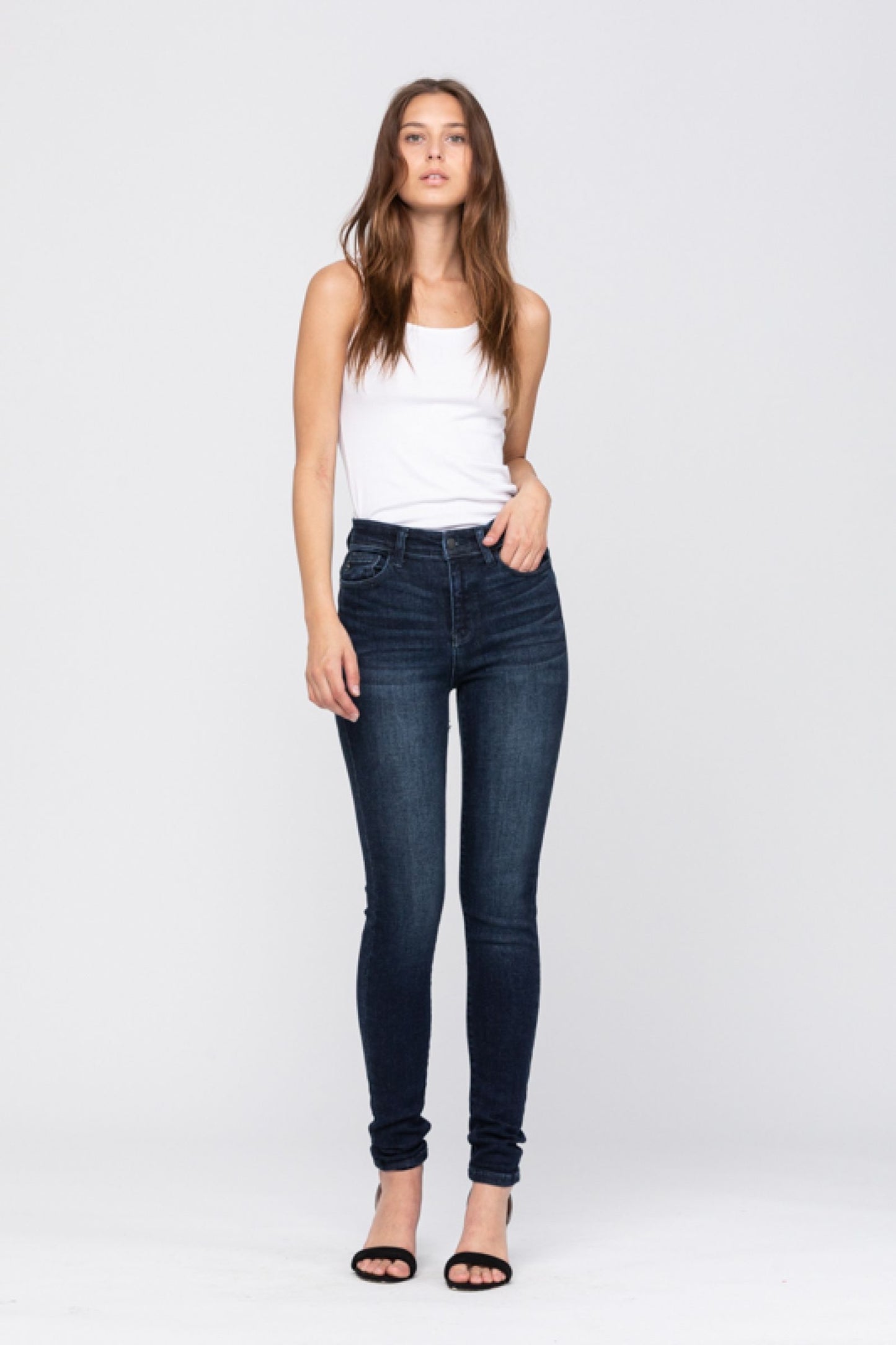 Judy Blue Hi Rise Super Dark Skinny Jean