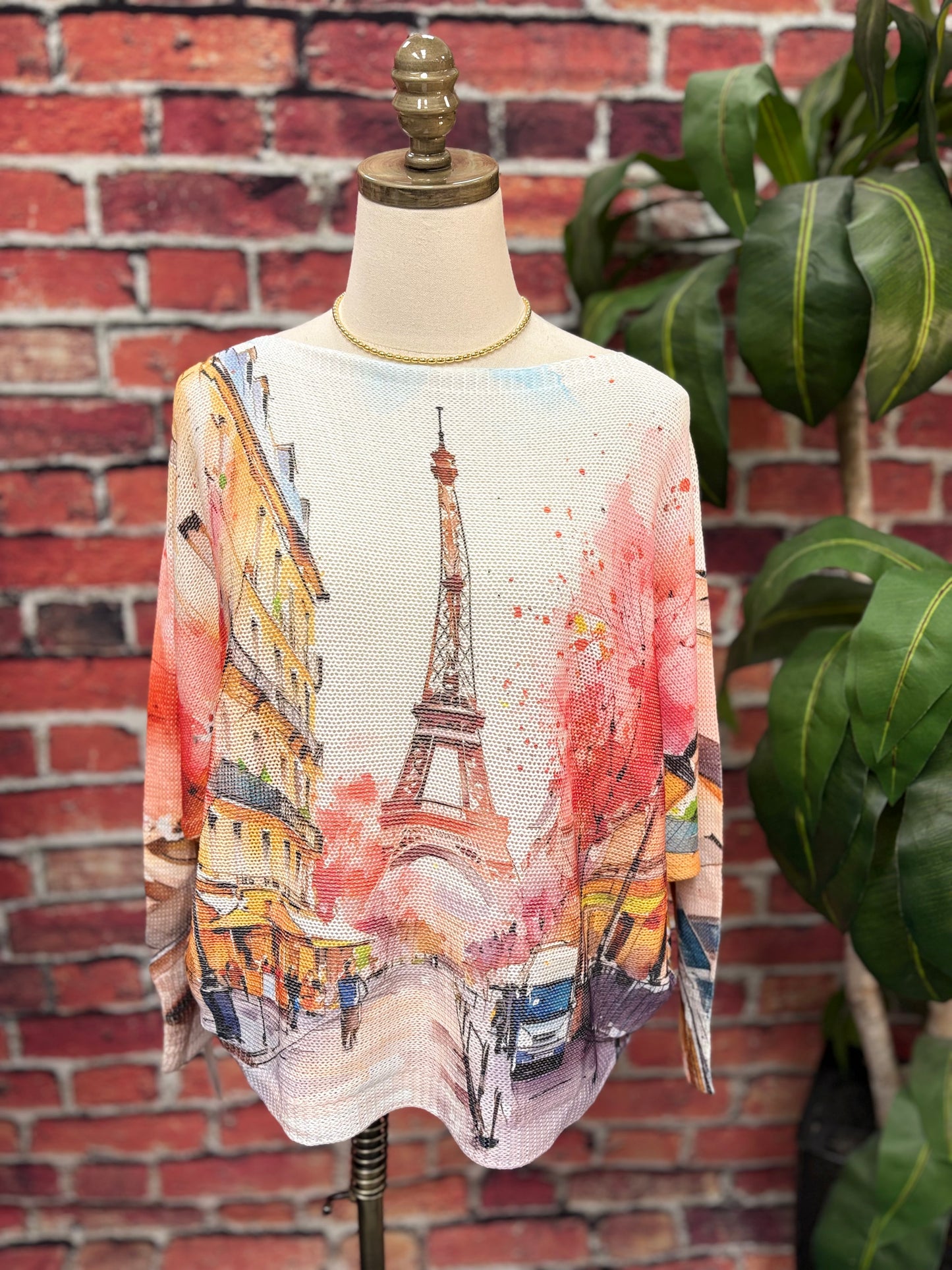 Made in Italy Artistic Lightweight Sweater