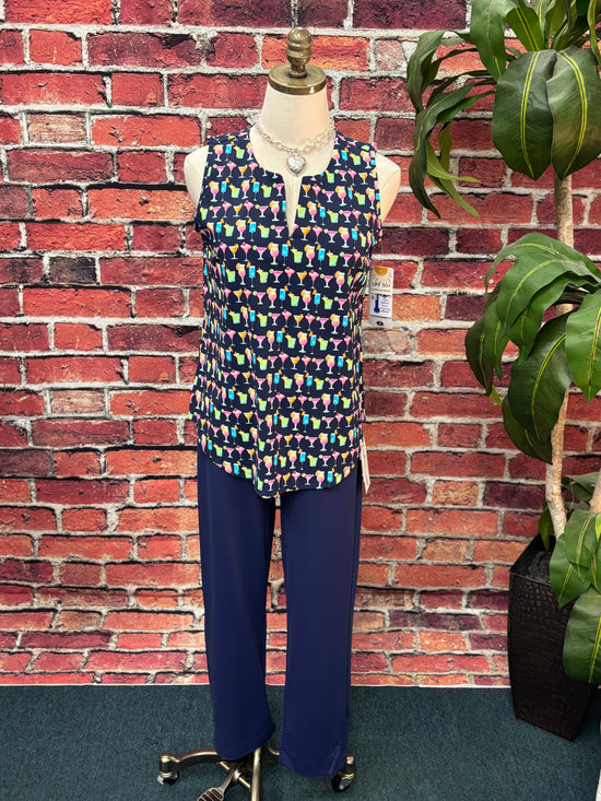 Sleeveless Key Hole Top