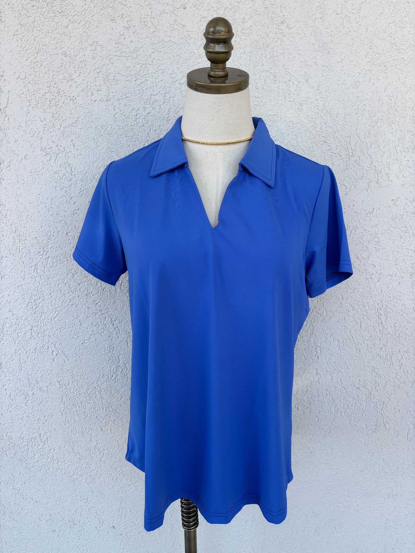 Tropical Collared Top
