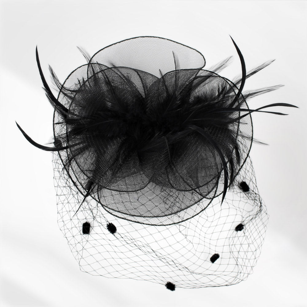 Feather Flower Fascinator Headband *FINAL SALE*