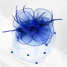 Load image into Gallery viewer, Feather Flower Fascinator Headband *FINAL SALE*
