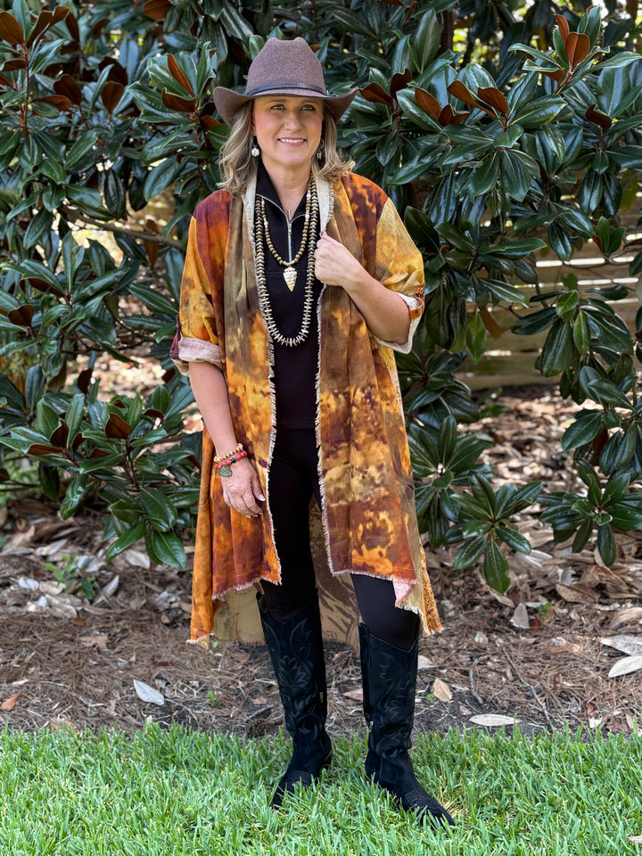 Mustard Indian Duster