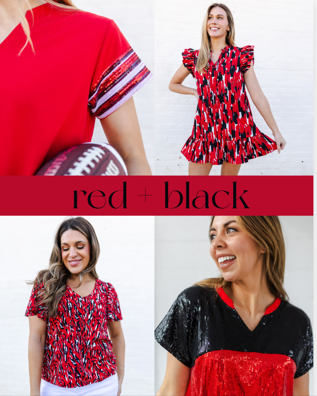 Diane Sequin Gameday Top *FINAL SALE*
