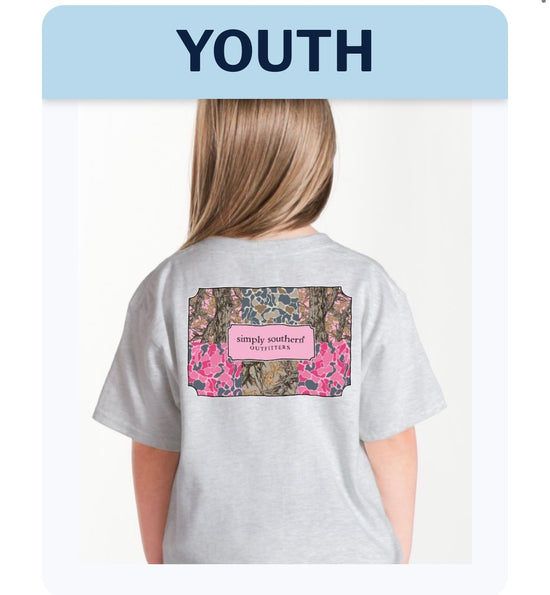 Short Sleeve Camo Logo Tee