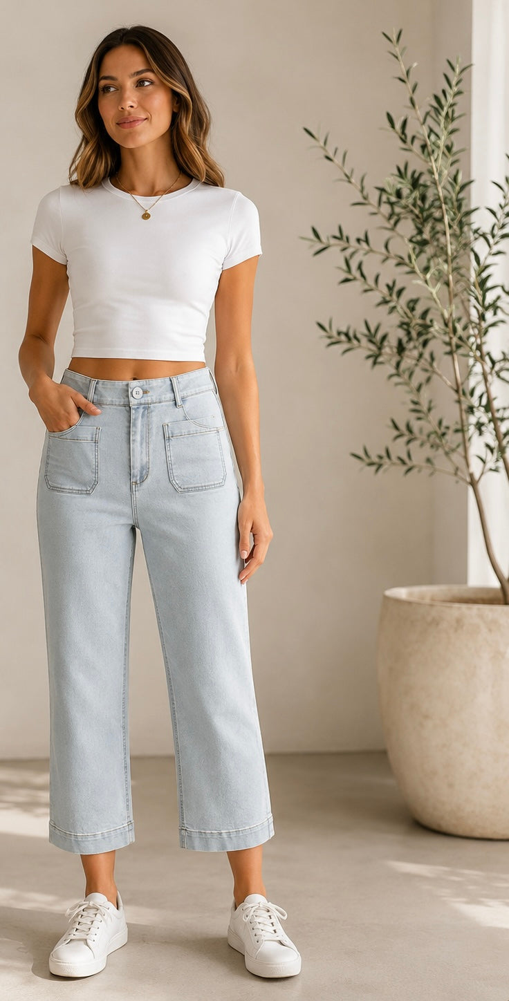 Harbor Wide-Leg Crop Pant