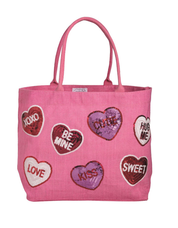 Holiday Jute Tote