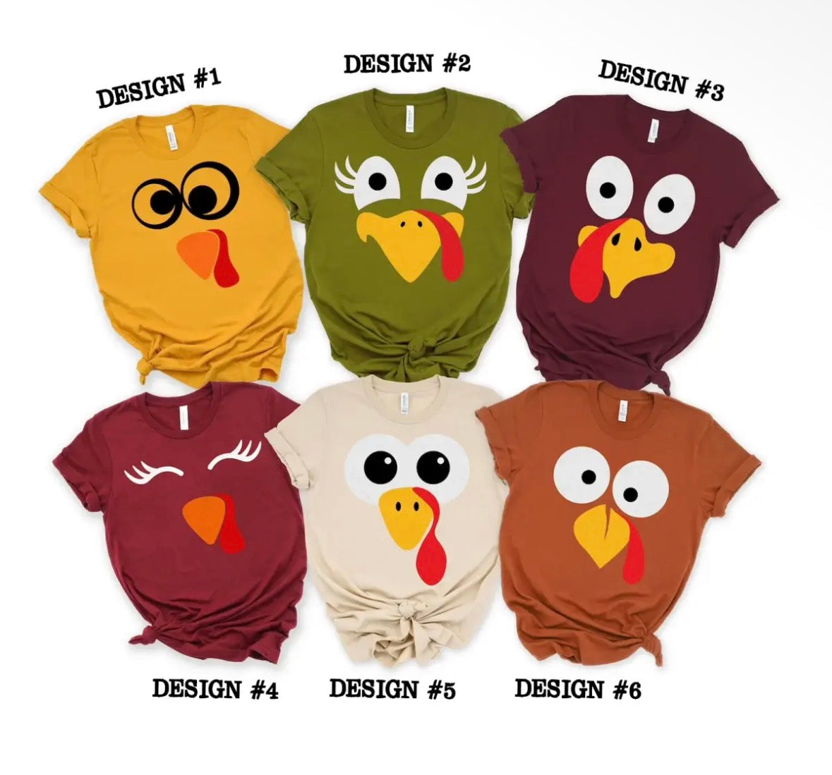 Thanksgiving Turkey Tees