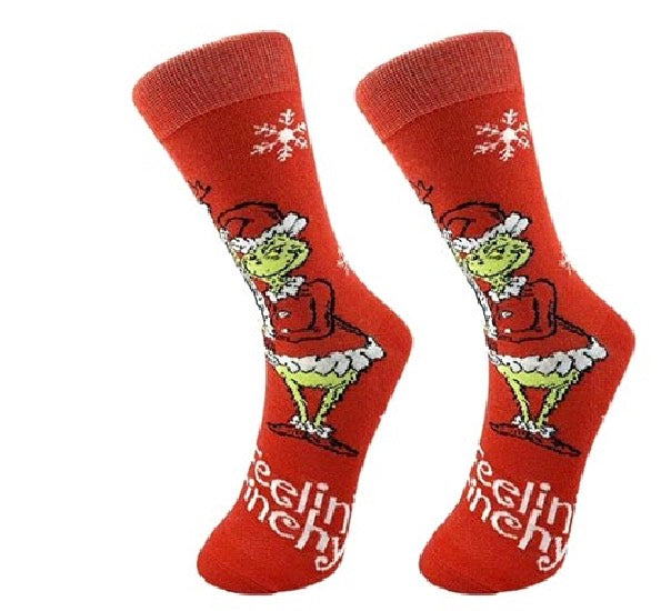Grinch Socks