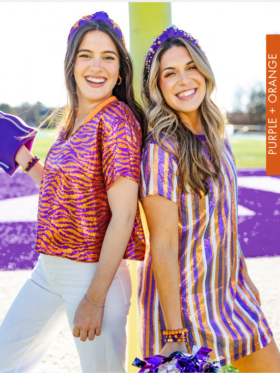 Diane Sequin Gameday Top *FINAL SALE*