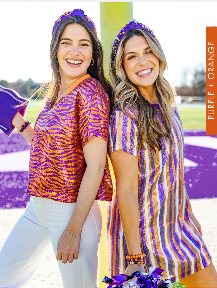 Diane Sequin Gameday Top *FINAL SALE*